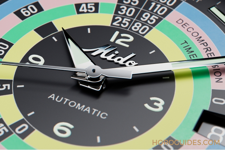 漆黑中的復古“彩虹圈”！ MIDO再度推出Ocean Star Decompression Timer 1961復刻限量版-復刻表