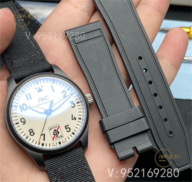 M+廠萬國馬克飛行員黑桃A超級夜光表如何,表盤夜光對版嗎-復刻表