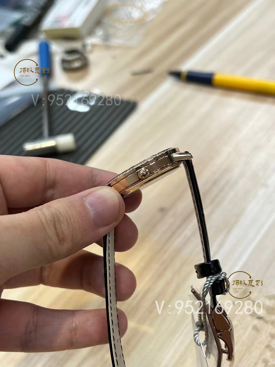 APS廠積家鉆圈約會系列玫瑰金殼做工評測,細節怎么樣-復刻表